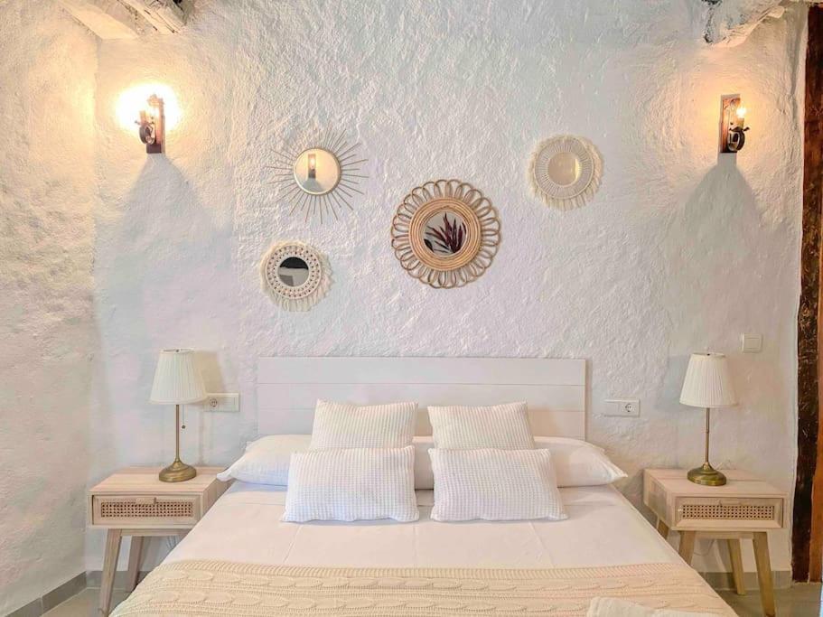 La Palmera. Casa Rural Con Piscina Privada. Benadalid Exteriér fotografie