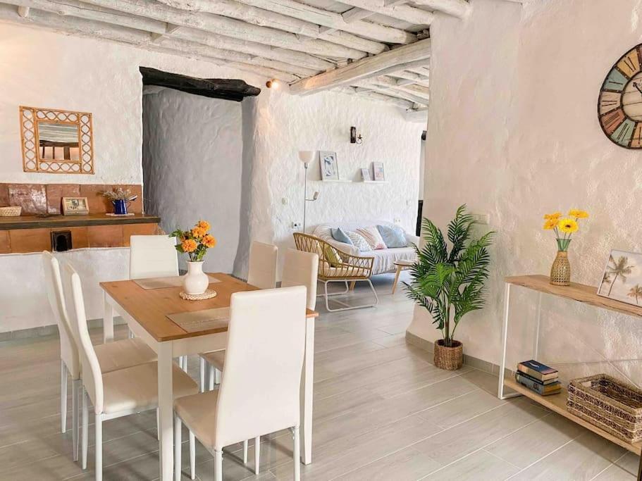 La Palmera. Casa Rural Con Piscina Privada. Benadalid Exteriér fotografie