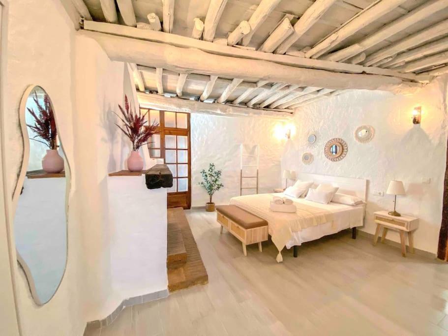 La Palmera. Casa Rural Con Piscina Privada. Benadalid Exteriér fotografie