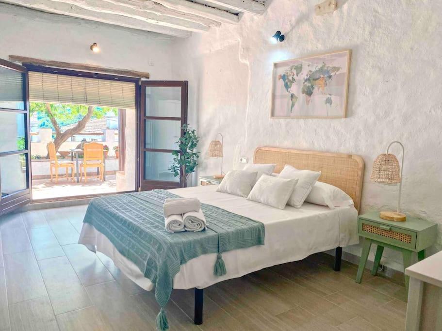 La Palmera. Casa Rural Con Piscina Privada. Benadalid Exteriér fotografie